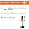 image:imageGSI Outdoors  Glacier Stainless Steel Nesting Wine GlassRed Wine