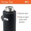 image:imageGSI Outdoors  MicroLite 1000 Twist 33 floz Vacuum Insulated Stainless Steel Water Bottle BlackBlack