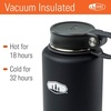 image:imageGSI Outdoors  MicroLite 1000 Twist 33 floz Vacuum Insulated Stainless Steel Water Bottle BlackBlack