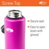 image:imageGSI Outdoors  MicroLite 1000 Twist 33 floz Vacuum Insulated Stainless Steel Water Bottle BlackFuchsia