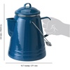 image:imageGSI Outdoors 15166 Pioneer Enamel Camping Coffee Pot  36 Cups BlueBlue