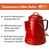 image:imageGSI Outdoors 15166 Pioneer Enamel Camping Coffee Pot  36 Cups BlueRed