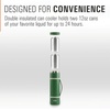 image:imageGSI Outdoors 2 Can Cooler Double Insulated Tube I Fits 2 x 12 oz Beer amp Soda Cans for TravelJade