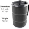 image:imageGSI Outdoors 30 Fl Oz JavaPress French Press Coffee Maker for Camping and Travel BlueGraphite
