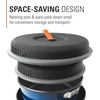 image:imageGSI Outdoors Bugaboo Base Camper Cookset Ceramic Small to LargeSmall