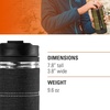 image:imageGSI Outdoors Commuter Javapress  Insulated SpillResistant Javapress for Commuting Travels and CampingBlack