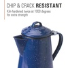 image:imageGSI Outdoors Enamel Coffee Pot to Store Hot Coffee Tea for Camping amp Farmhouse  8 CupBlue
