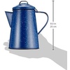 image:imageGSI Outdoors Enamel Coffee Pot to Store Hot Coffee Tea for Camping amp Farmhouse  8 CupBlue