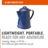 image:imageGSI Outdoors Enamel Coffee Pot to Store Hot Coffee Tea for Camping amp Farmhouse  8 CupBlue