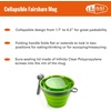 image:imageGSI Outdoors Fairshare Mug 22 Ounce Collapsible Mug for Camping Trail Travel or Office  BlueGreen