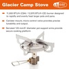 image:imageGSI Outdoors Glacier Camp Stove  HighOutput Stove for Larger Pots Car Camping and Base CampSilver
