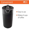 image:imageGSI Outdoors Glacier Stainless JavaPress 30 fl oz French Press MugBlack