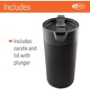 image:imageGSI Outdoors Glacier Stainless JavaPress 30 fl oz French Press MugBlack