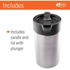 image:imageGSI Outdoors Glacier Stainless JavaPress 30 fl oz French Press MugBrushed