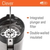 image:imageGSI Outdoors Glacier Stainless JavaPress 30 fl oz French Press MugBrushed