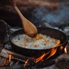 image:imageGSI Outdoors Guidecast 8 Frypan I Cast Iron Lightweight Gourmet Frying Pan Camp Cookware10 inches