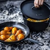 image:imageGSI Outdoors Guidecast 8 Frypan I Cast Iron Lightweight Gourmet Frying Pan Camp Cookware10 inches