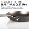 image:imageGSI Outdoors Guidecast 8 Frypan I Cast Iron Lightweight Gourmet Frying Pan Camp Cookware12 inches