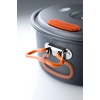 image:imageGSI Outdoors Halulite Aluminum Pot Lightweight Hard Anodized Aluminum Camp amp Backpacking Cookware with Lid amp Folding Handle5 Quarts