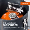 image:imageGSI Outdoors Halulite Boiler HardAnodized Camp Pot 11L amp 18L19 Quarts