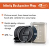 image:imageGSI Outdoors Infinity Backpacker Mug I Lightweight BPAFree Coffee Cup for Travel Camping Gear Backpacking and Outdoors  17 ozHeathered Black