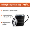 image:imageGSI Outdoors Infinity Backpacker Mug I Lightweight BPAFree Coffee Cup for Travel Camping Gear Backpacking and Outdoors  17 ozHeathered Black