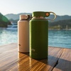 image:imageGSI Outdoors Microlite 1000 Twist Insulated Bottle 32 fl oz WhiteJade