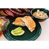 image:imageGSI Outdoors Pioneer Enamel 12 Pieces 4Person Dish Set I Enamelware Dishes Including Plates Bowls and Mugs for Camping Outdoors RV Camp GreenGreen