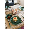image:imageGSI Outdoors Pioneer Enamel 12 Pieces 4Person Dish Set I Enamelware Dishes Including Plates Bowls and Mugs for Camping Outdoors RV Camp GreenGreen
