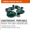 image:imageGSI Outdoors Pioneer Enamel 12 Pieces 4Person Dish Set I Enamelware Dishes Including Plates Bowls and Mugs for Camping Outdoors RV Camp GreenGreen