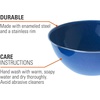 image:imageGSI Outdoors Pioneer Mixing Bowl 95 in Enamelware Camp Bowl BlueBlue