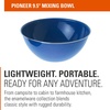 image:imageGSI Outdoors Pioneer Mixing Bowl 95 in Enamelware Camp Bowl BlueBlue