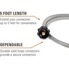 image:imageGSI Outdoors Propane Adapter Hose 5 ft amp 10 ft Stainless Braided5 Feet