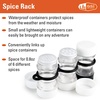 image:imageGSI Outdoors Spice Rack 6Compartment Travel Spice SetClear  Black