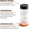 image:imageGSI Outdoors Spice Rocket Modular Camp Spice Carrier Clear05 fl oz x 6