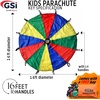 image:imageGSi Kids Rainbow Parachute 6 ft to 35 ft for School amp Gym Class16 Feet