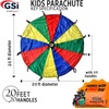 image:imageGSi Kids Rainbow Parachute 6 ft to 35 ft for School amp Gym Class20 Feet