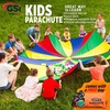 image:imageGSi Kids Rainbow Parachute 6 ft to 35 ft for School amp Gym Class20 Feet