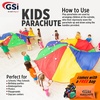 image:imageGSi Kids Rainbow Parachute 6 ft to 35 ft for School amp Gym Class24 Feet