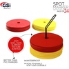 image:imageGSi NonSlip Floor Spot Markers for Sports Therapy amp Classroom9 Hole