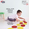 image:imageGSi NonSlip Floor Spot Markers for Sports Therapy amp Classroom9 Hole