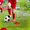 image:imageGSi Sports Training Cones for Soccer PE amp Agility DrillsMini  40 Pack