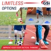image:imageGSi Sports Training Cones for Soccer PE amp Agility DrillsProdisc  40 Pack