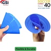 image:imageGSi Sports Training Cones for Soccer PE amp Agility DrillsRegular  40 Pack