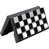 image:imageOutside Inside Backpack Board Games Compact Foldable Magnetic Travel Size for Camping and TravelCheckers