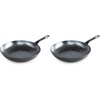 image:imageGSI Outdoors Guidecast 8 Frypan I Cast Iron Lightweight Gourmet Frying Pan Camp Cookware12 inches Pack of 2