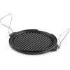 image:imageGSI Outdoors Guidecast Round Griddle 10 in DualSided Cast Iron125 x 125 x 07