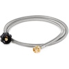 image:imageGSI Outdoors Propane Adapter Hose 5 ft amp 10 ft Stainless Braided5 Feet