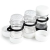 image:imageGSI Outdoors Spice Rack 6Compartment Travel Spice SetClear  Black