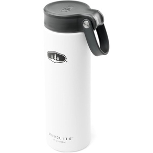 image:imageGSI Outdoors  MicroLite 1000 Twist 33 floz Vacuum Insulated Stainless Steel Water Bottle BlackWhite